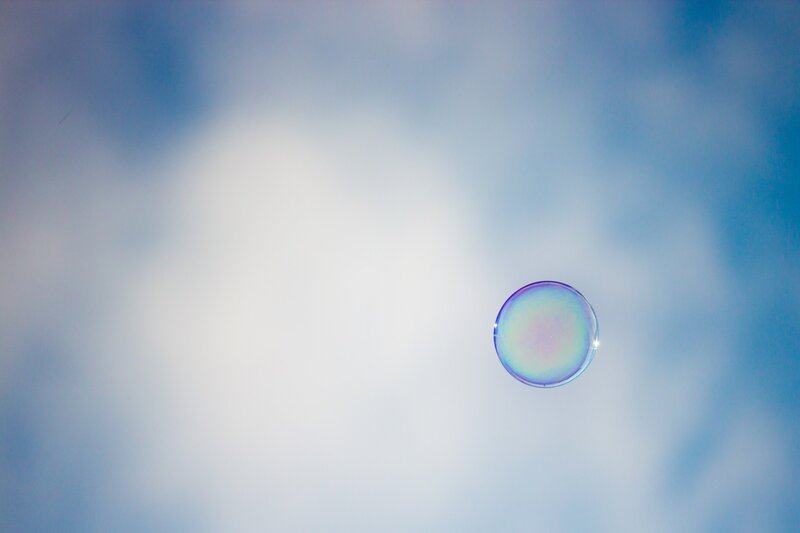 Soap Bubble in Sky