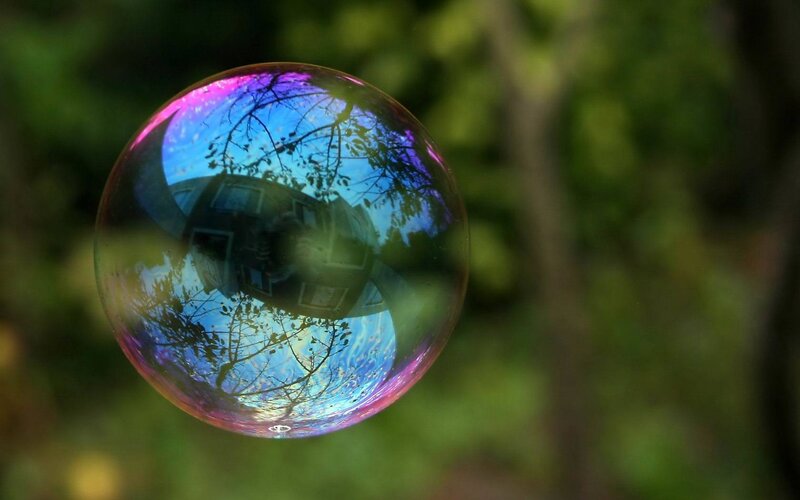 Soap Bubble with Reflection