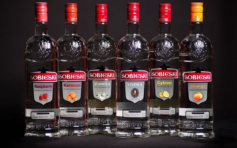 Sobieski vodka flavor lineup