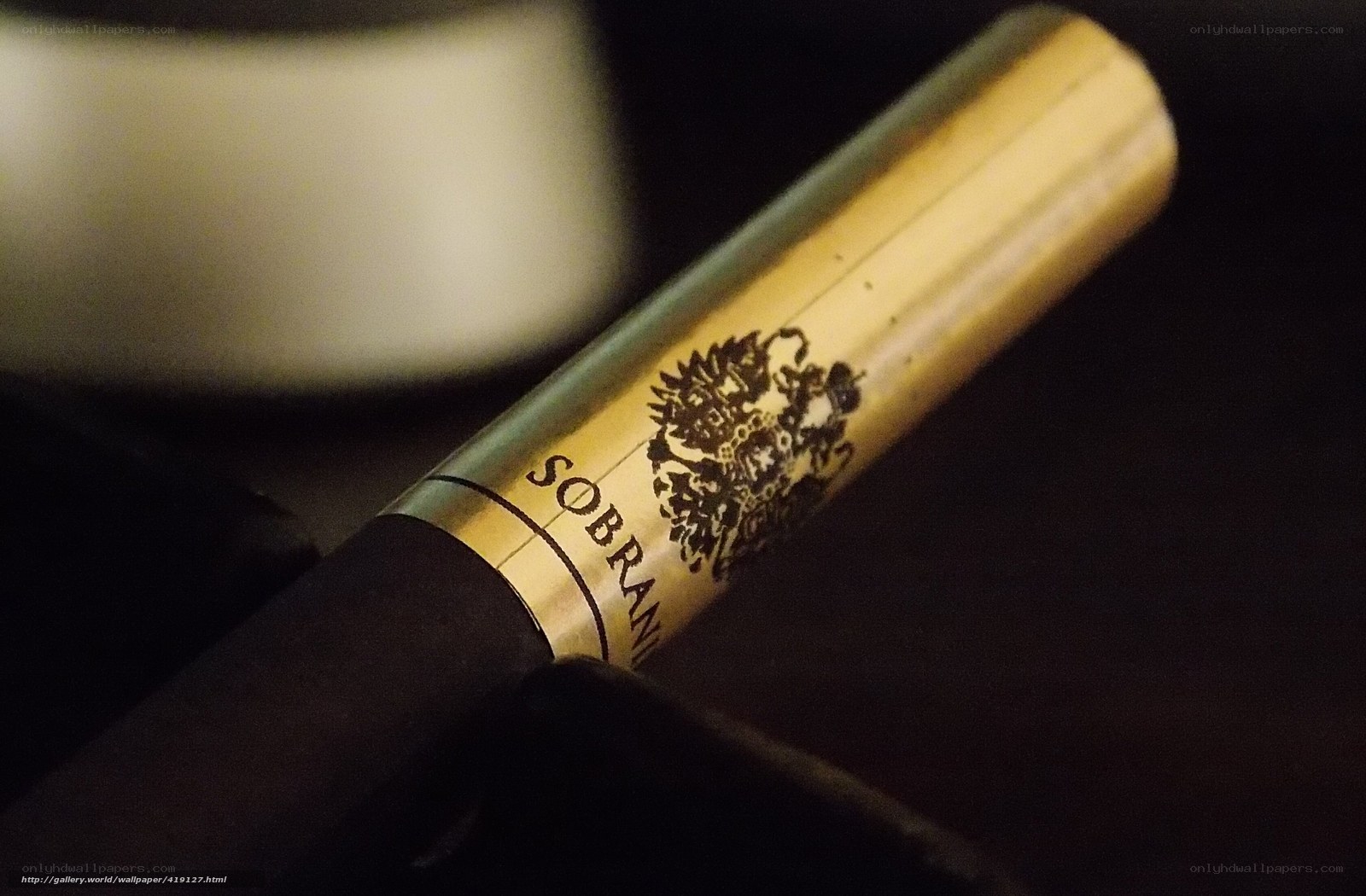 Sobranie cigar close-up