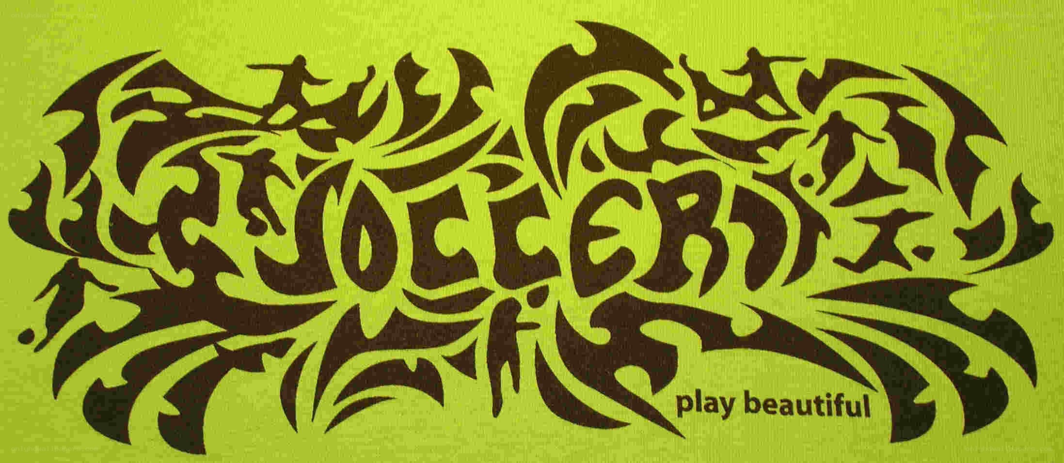 soccer art design