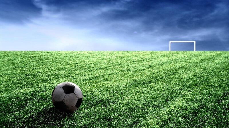 Soccer Ball on Field — Green, Serene, Afternoon