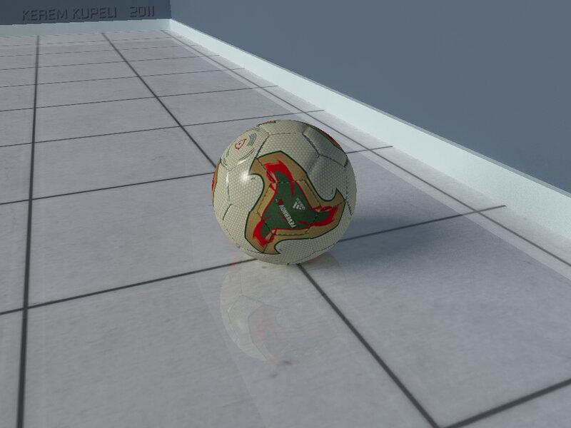 Soccer Ball on Floor