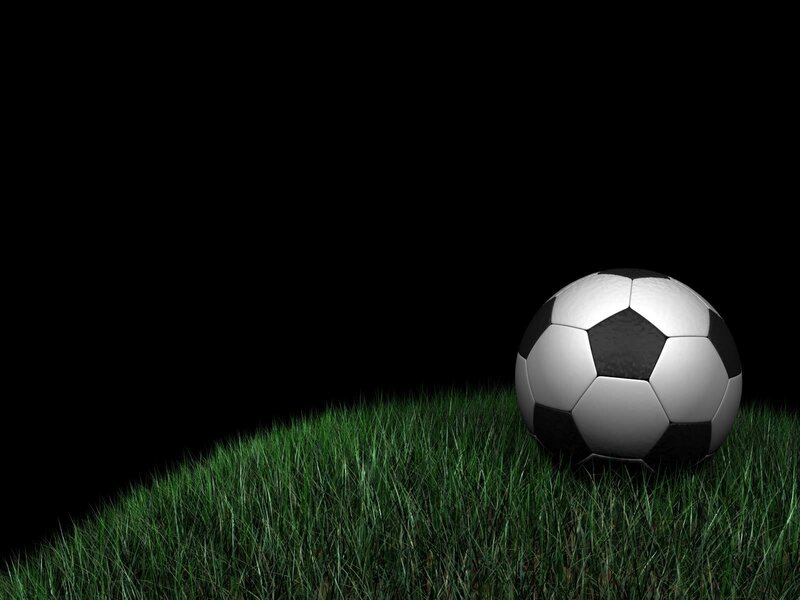 soccer ball on grass