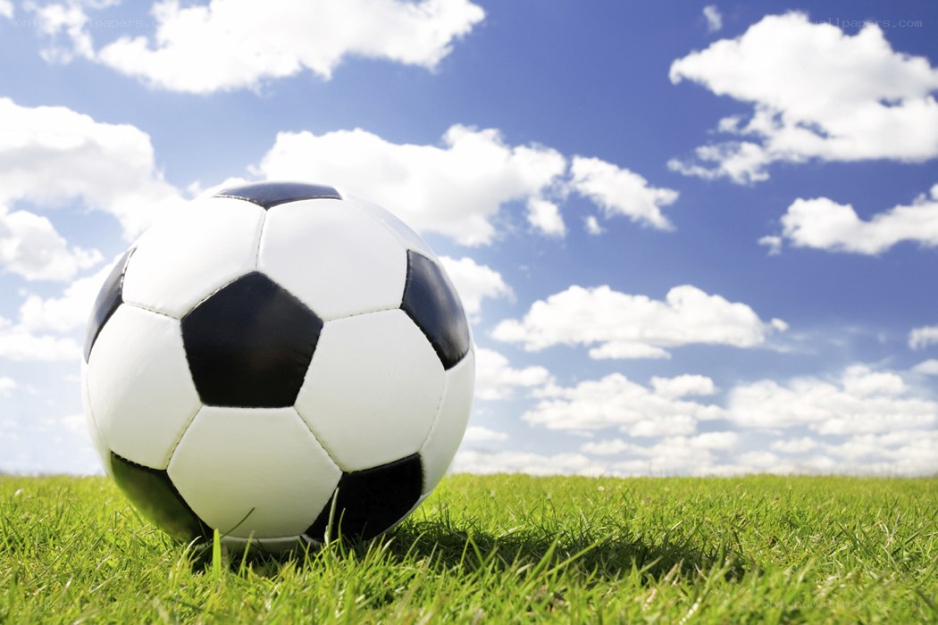 soccer ball on grass field