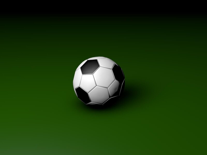Soccer Ball on Green
