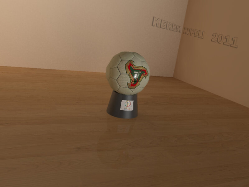 Soccer Ball on Stand