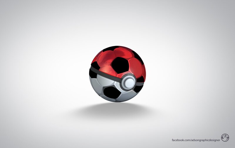 soccer ball pokéball hybrid
