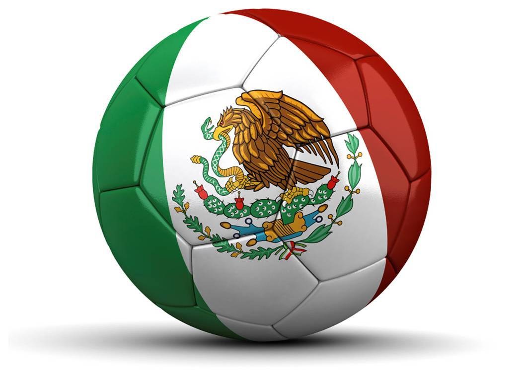 soccer ball with mexican flag