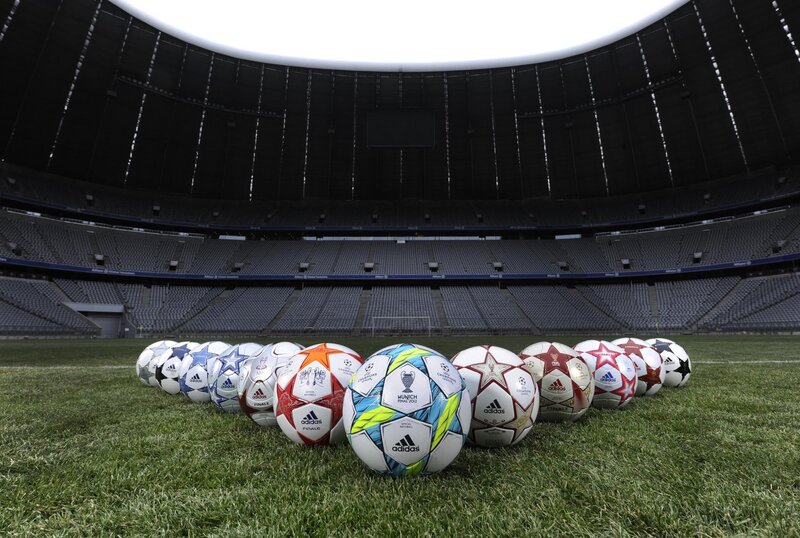 Soccer Balls in Stadium