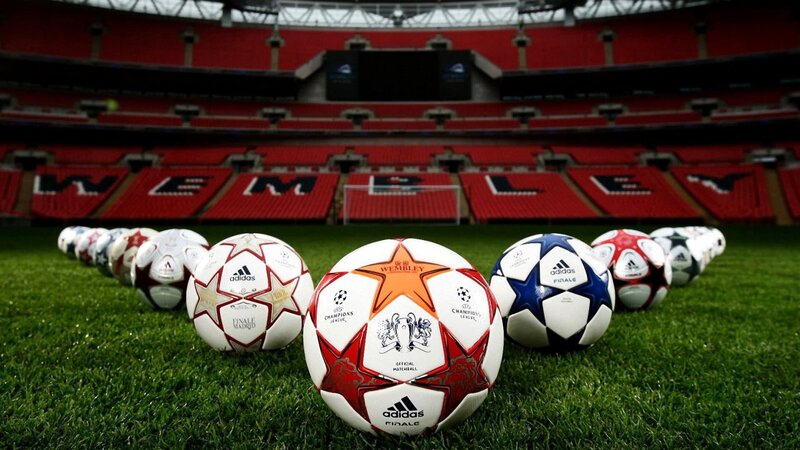 Soccer Balls on Grass