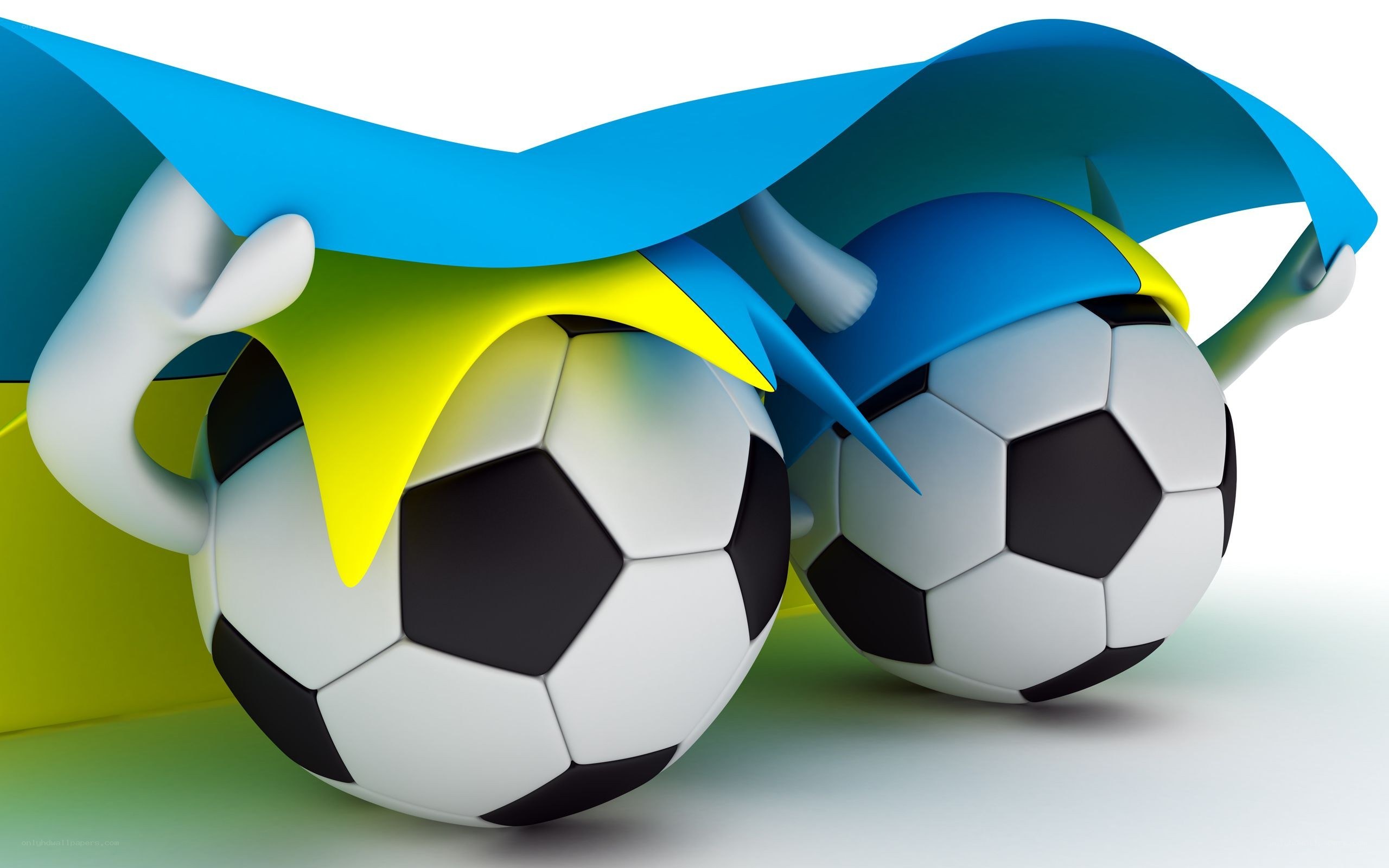 Soccer balls with superhero capes