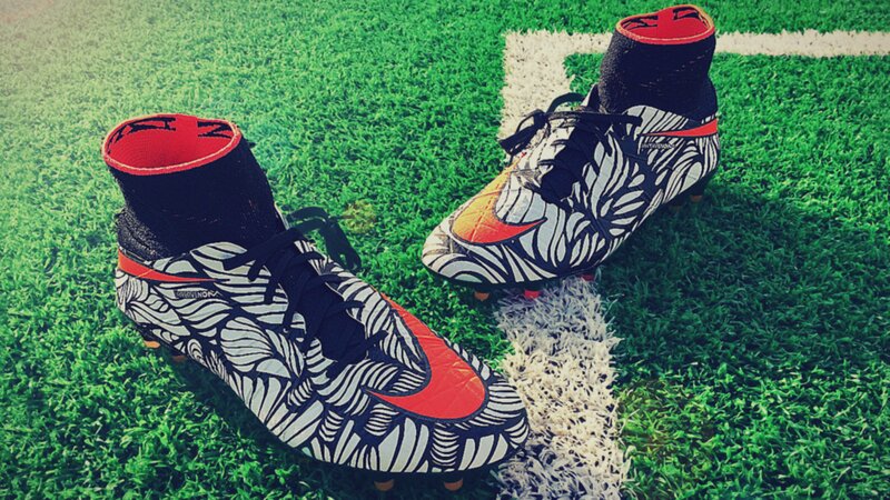 Soccer Cleats on Turf