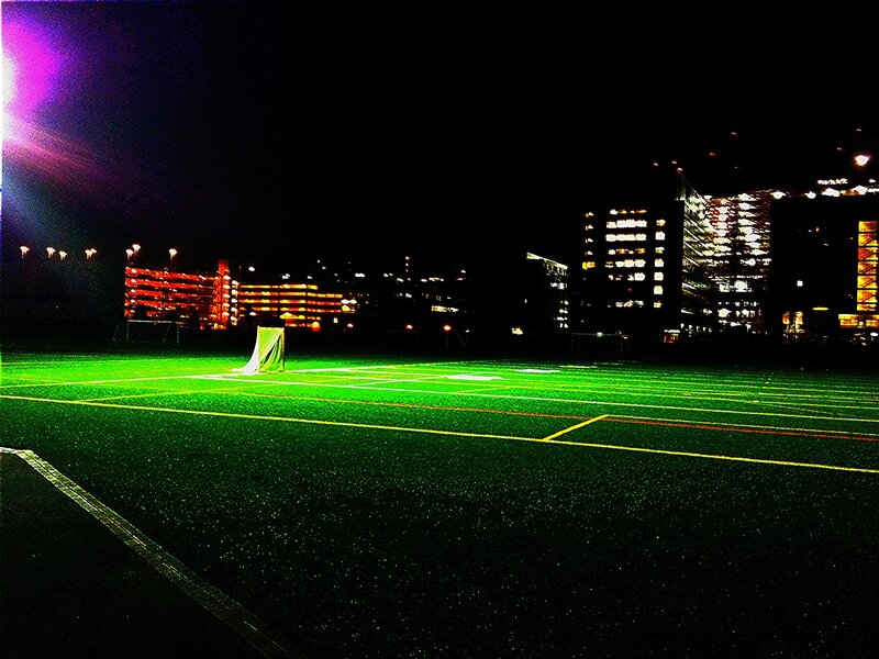 Soccer Field at Night