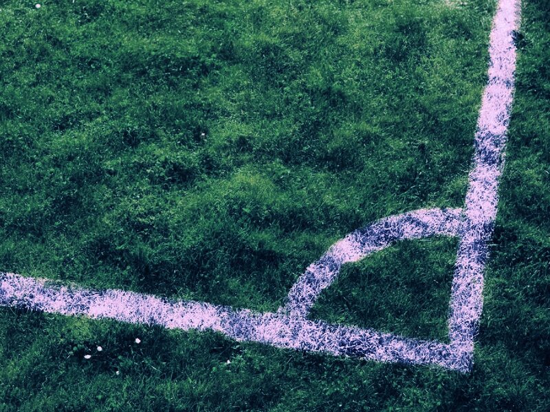 Soccer Field Corner — Green