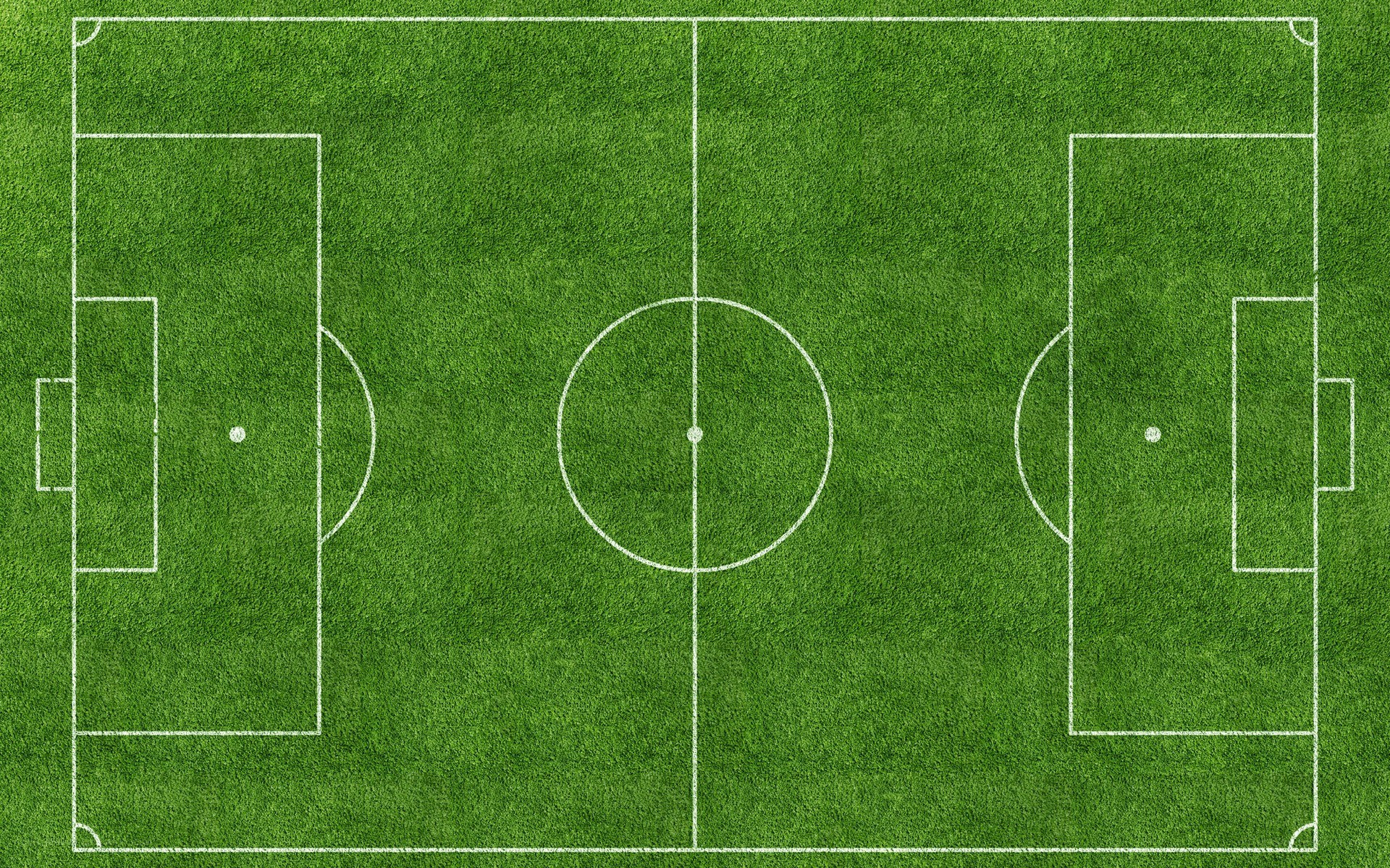 soccer field from above