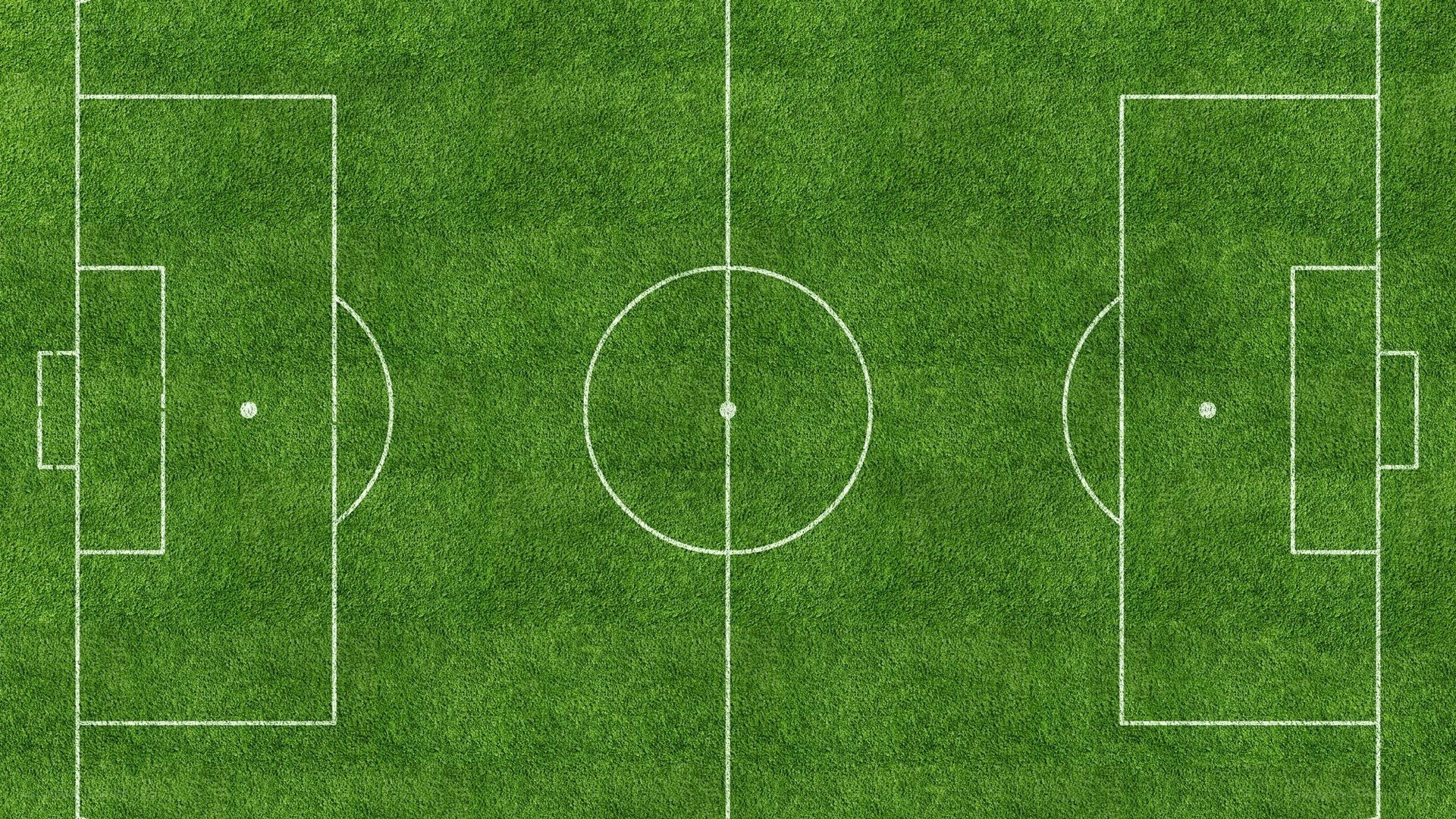soccer field from above