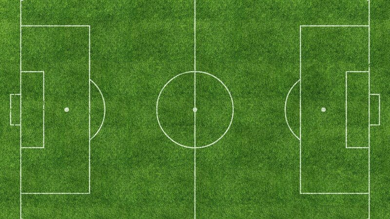 Soccer Field from Above — Green, Neutral