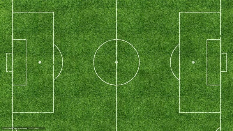 soccer field from above