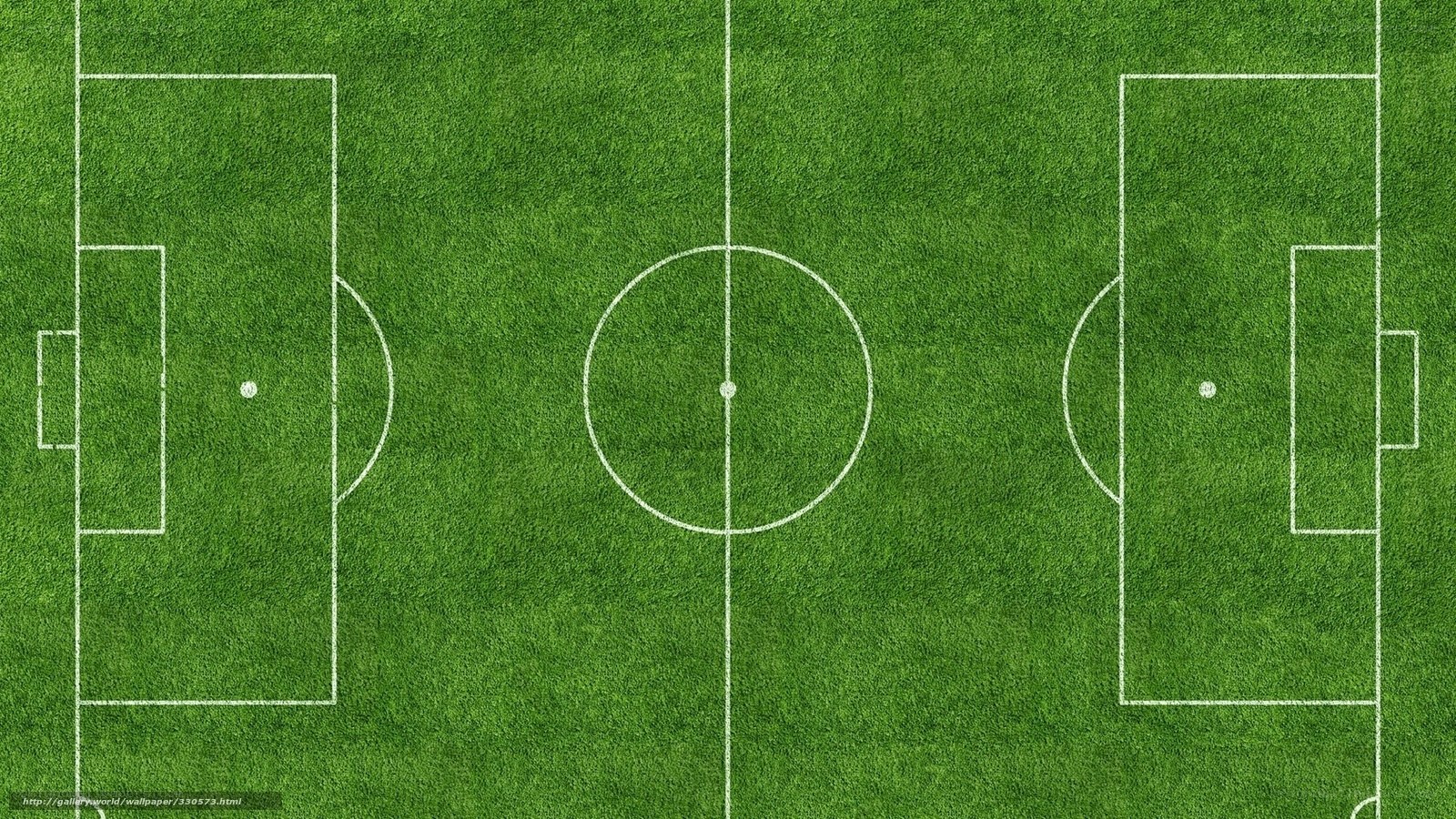 soccer field from above