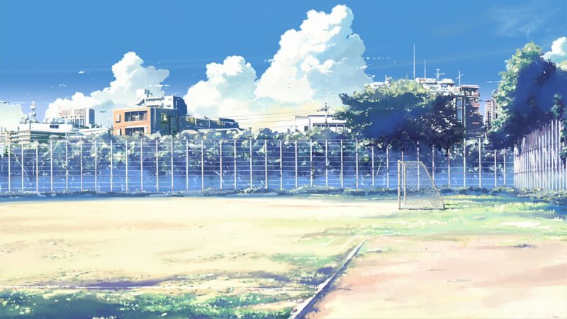 Soccer Field with Goal
