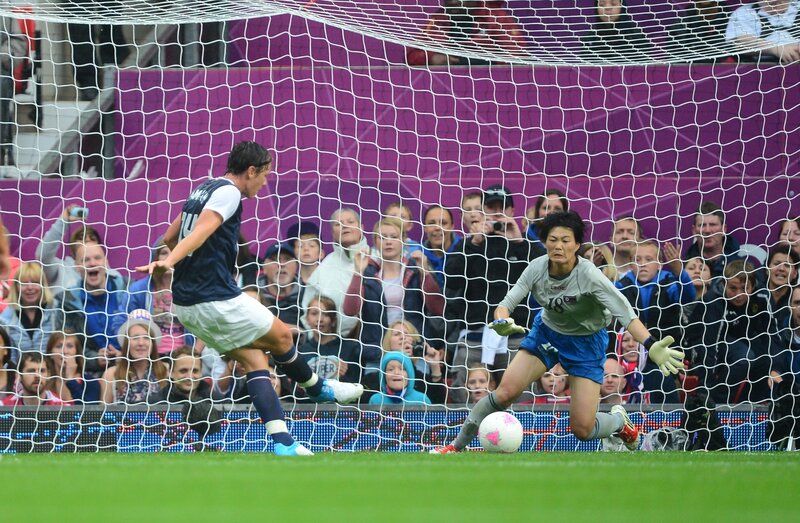 Soccer goal attempt