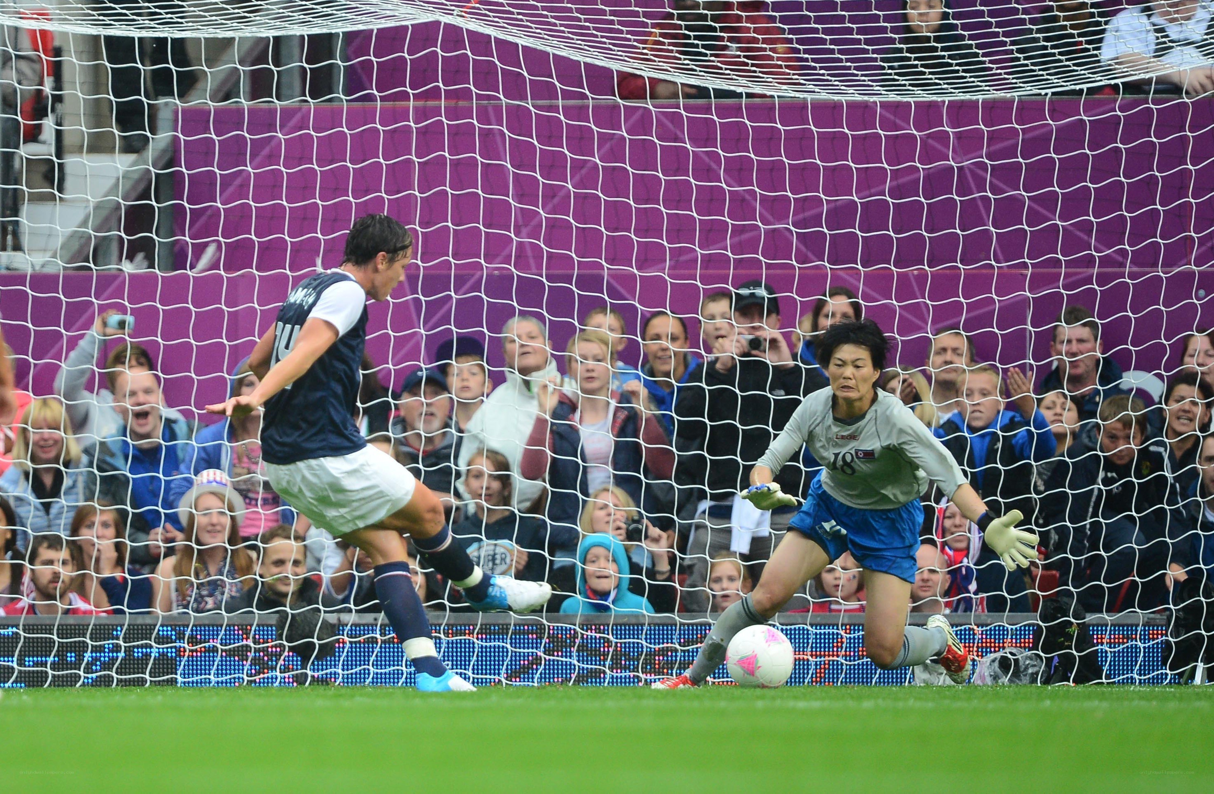 Soccer goal attempt