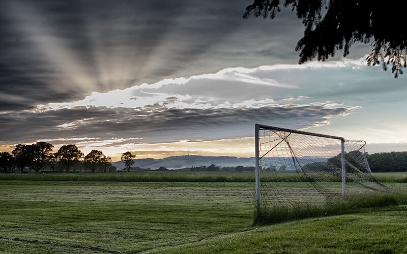 Soccer Goal in Field