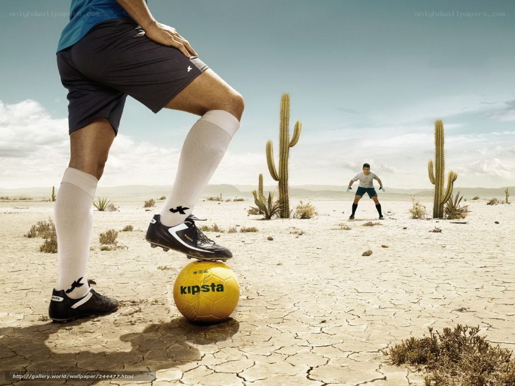 Soccer in the desert