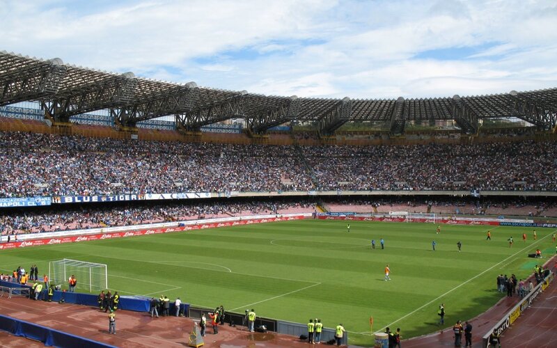 Soccer match at Stadio San Paolo