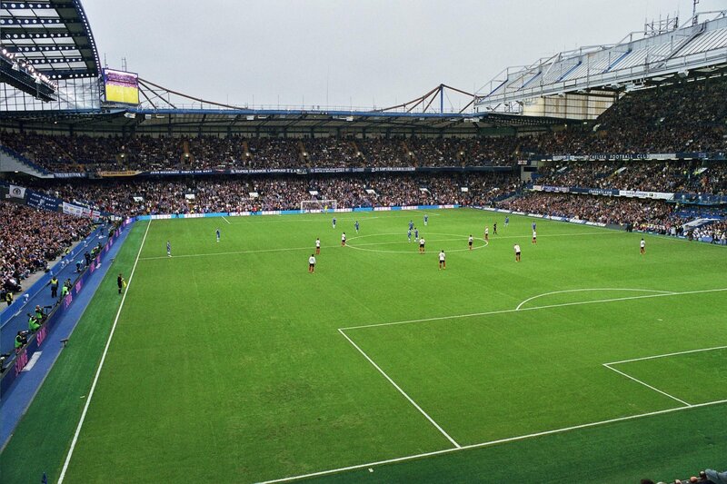 Soccer Match at Stadium — Green, Active