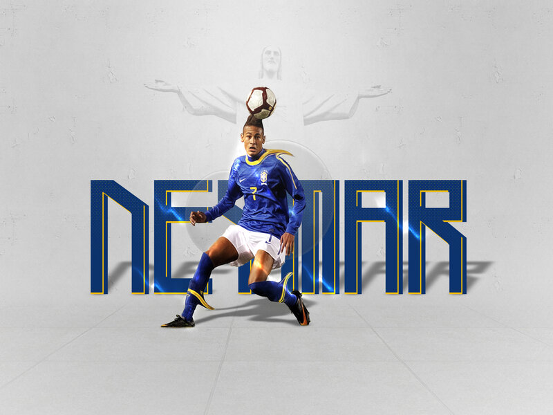 Soccer Player Balancing Ball — Blue