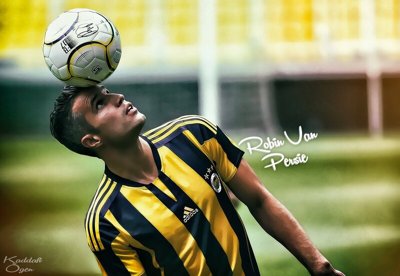 Soccer Player Balancing Ball — Yellow