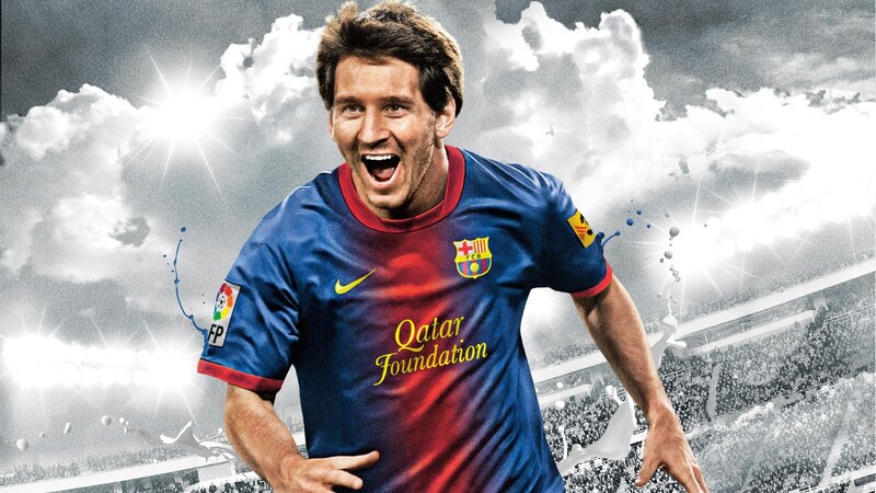 Soccer Player Celebrating — Blue, Dramatic, Digital Art, Stadium