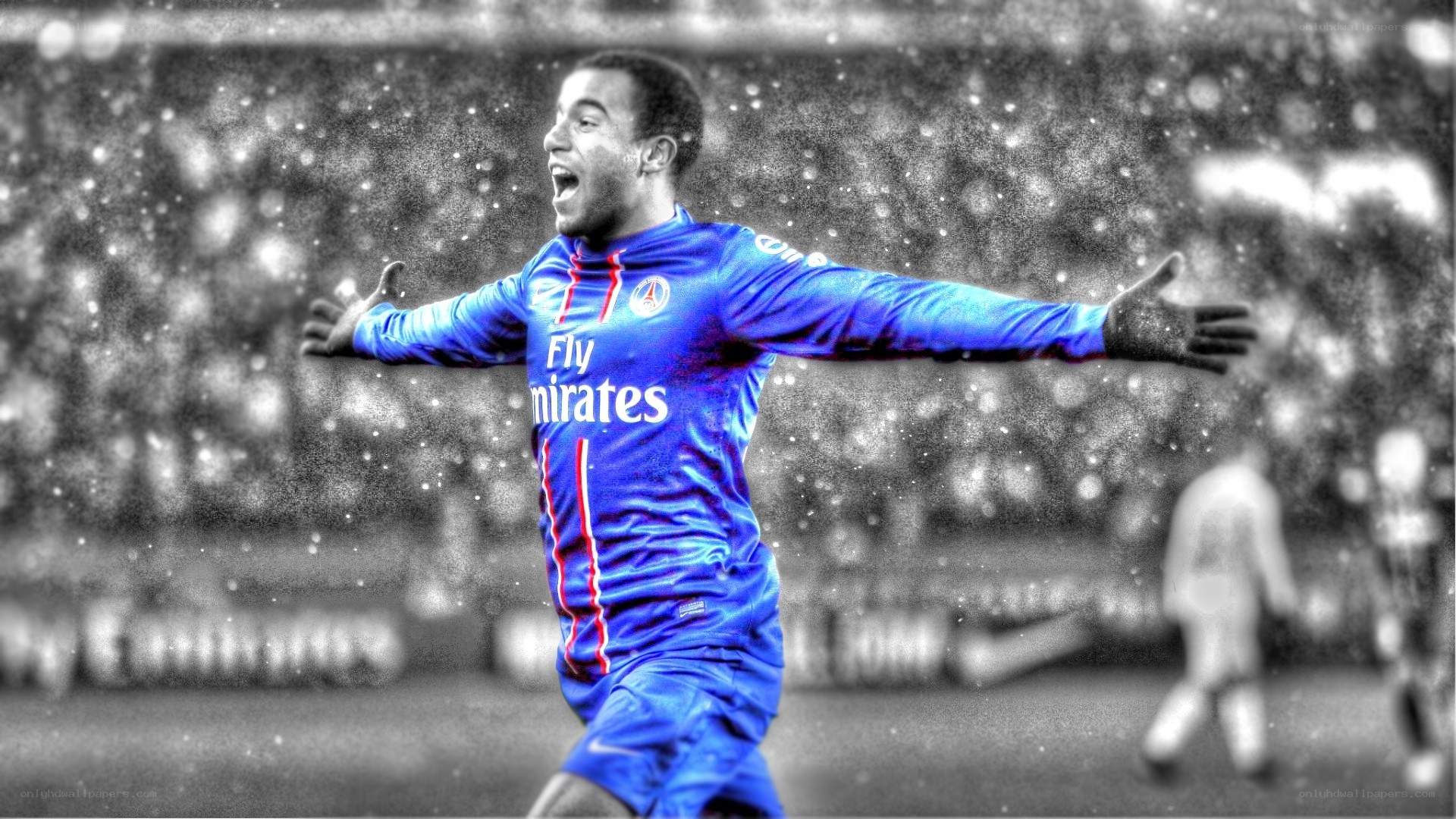 soccer player celebrating goal