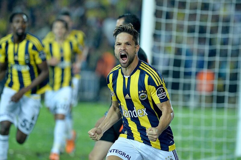 Soccer Player Celebrating — Yellow, Energetic