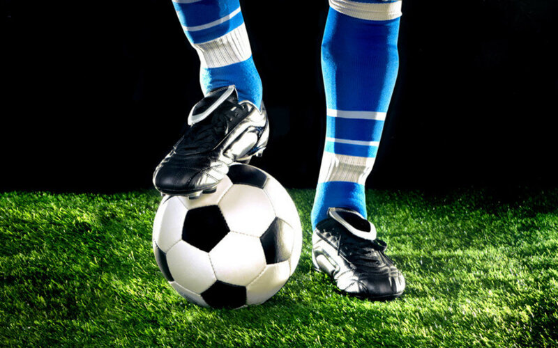 Soccer Player Feet — Green
