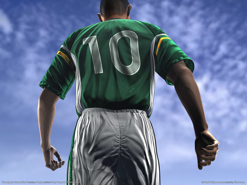 Soccer Player from Behind — Green