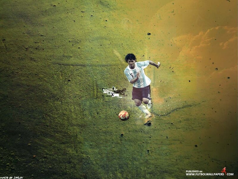 Soccer player in action
