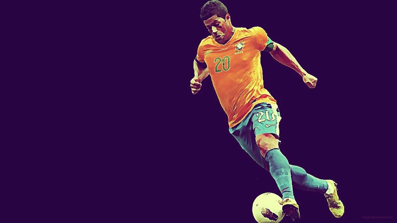 soccer player in action