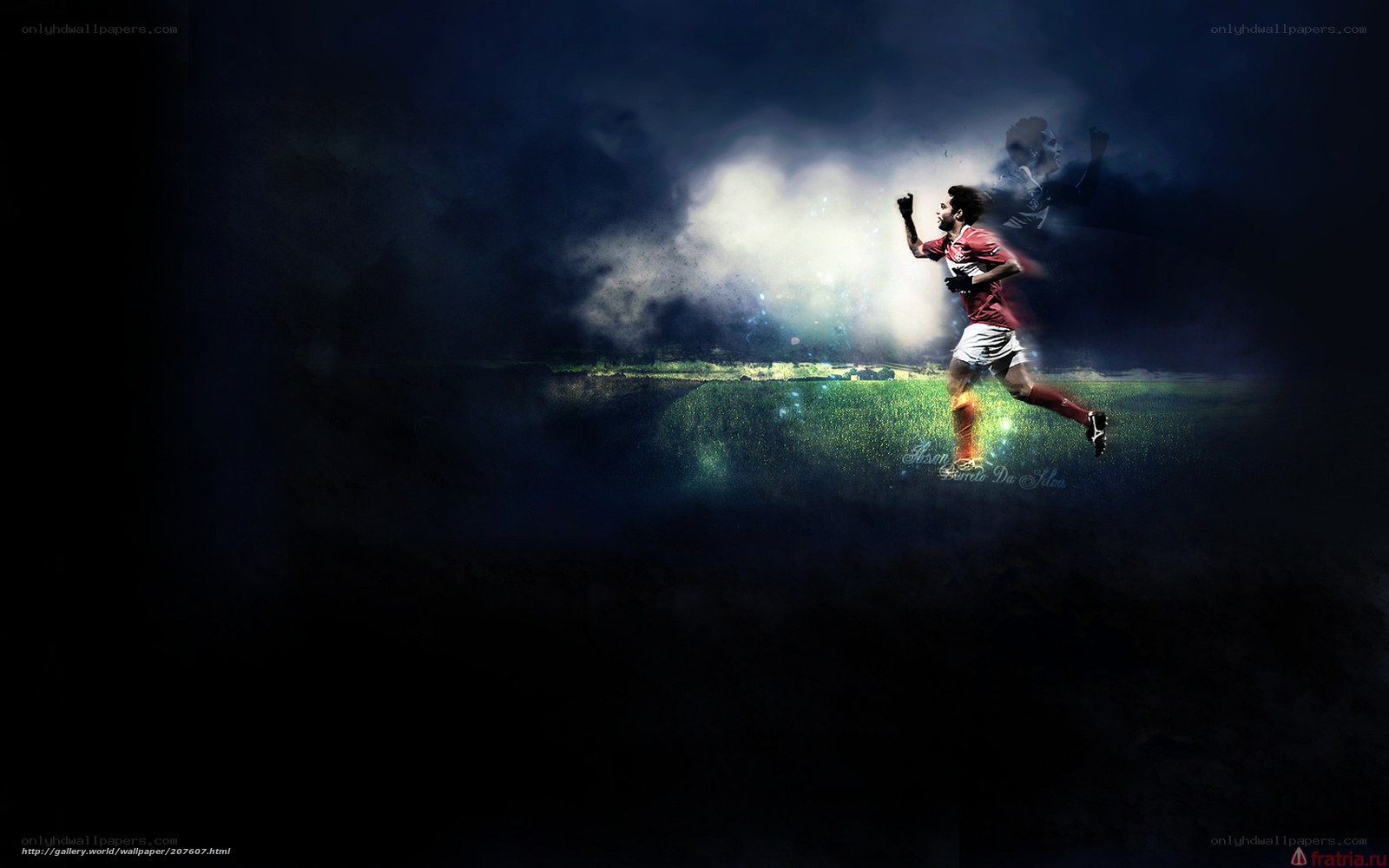 soccer player in motion
