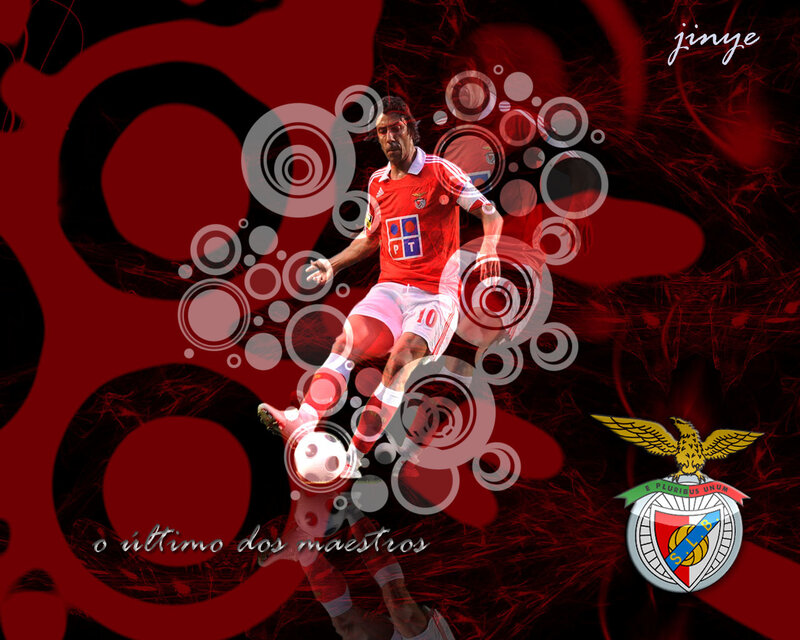 Soccer player in red uniform