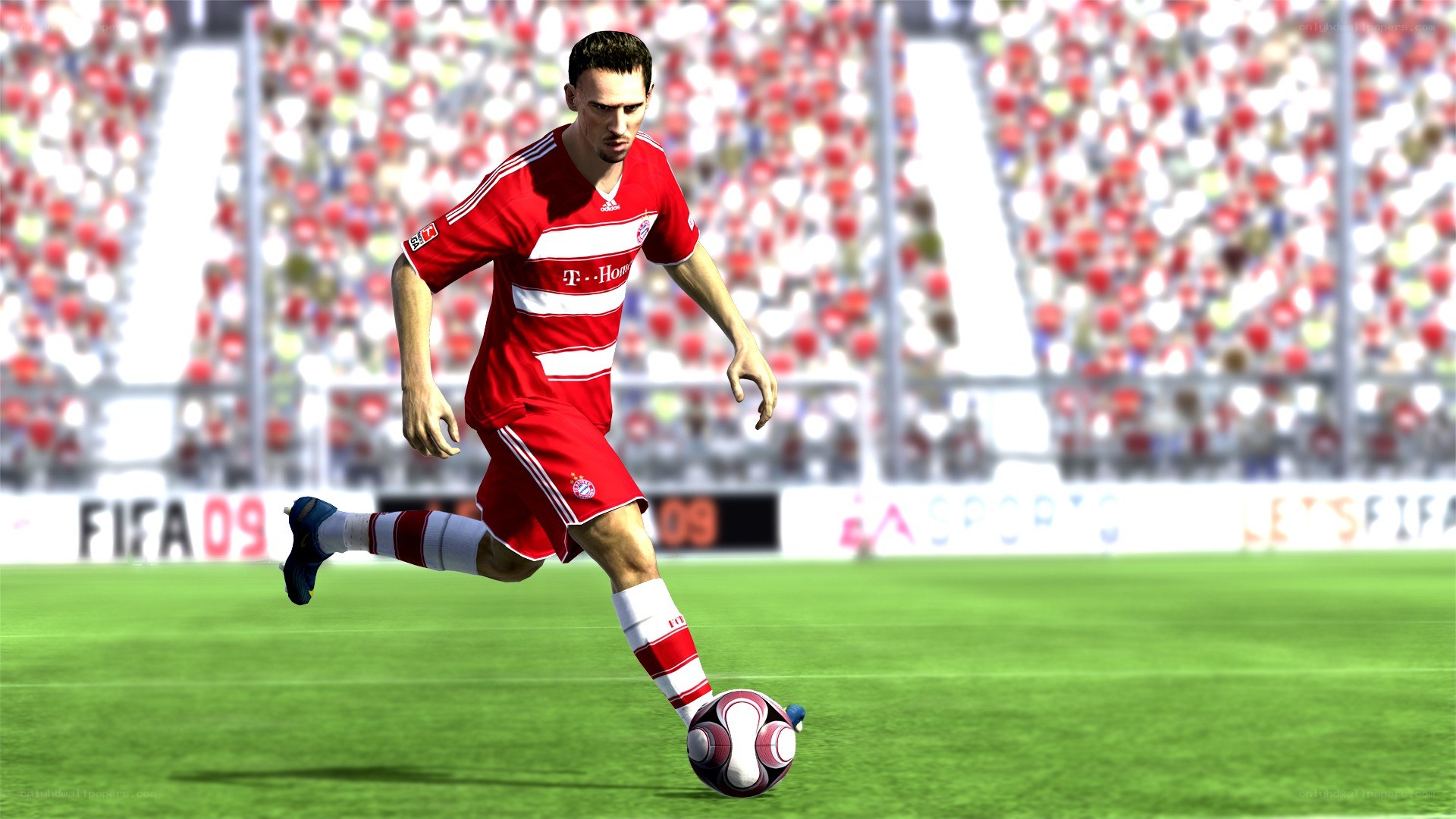 soccer player in red uniform
