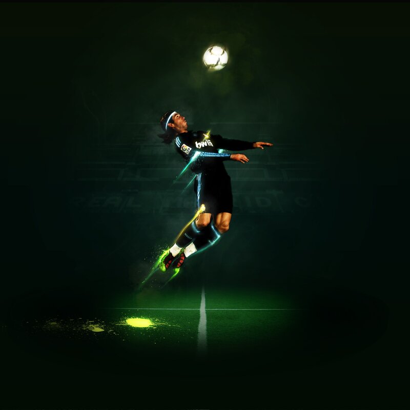 Soccer Player Jumping