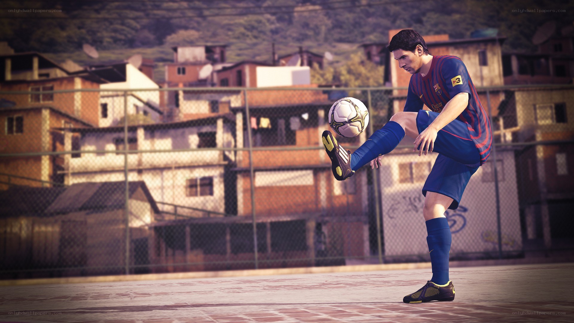 soccer player kicking ball