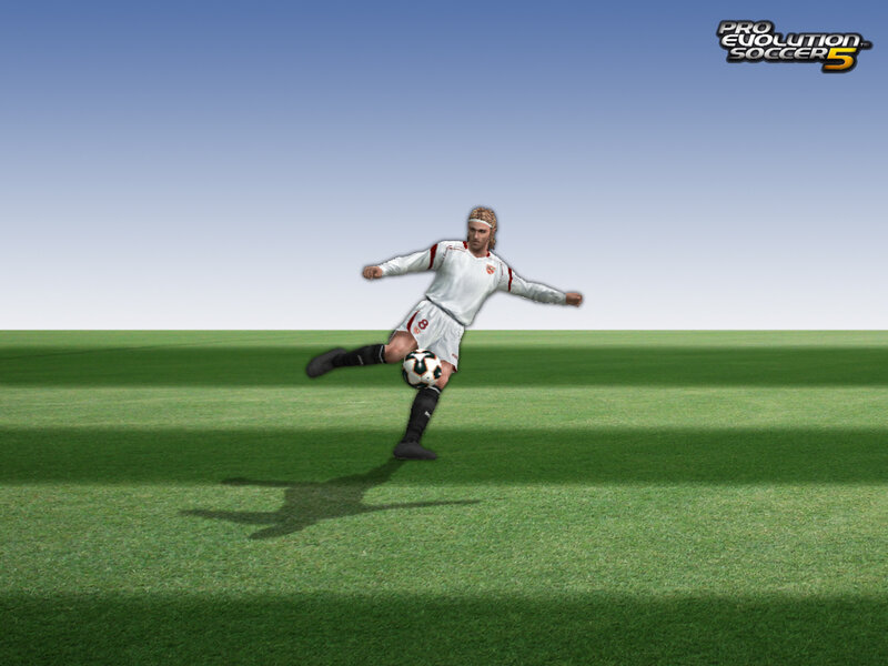 Soccer Player Kicking Ball — Green, Calm