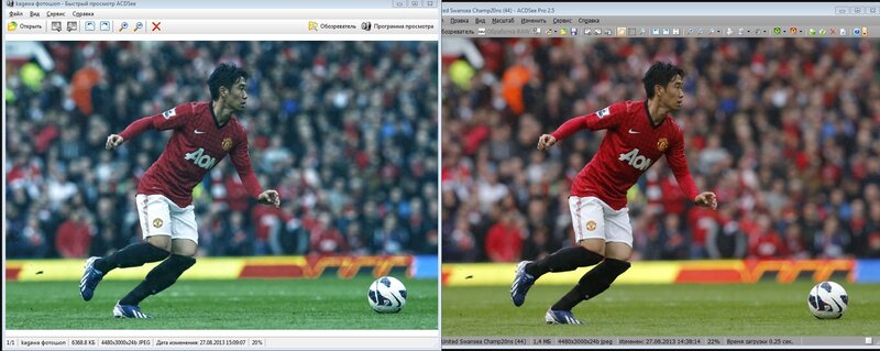 Soccer Player Kicking Ball — Red, Active, Afternoon