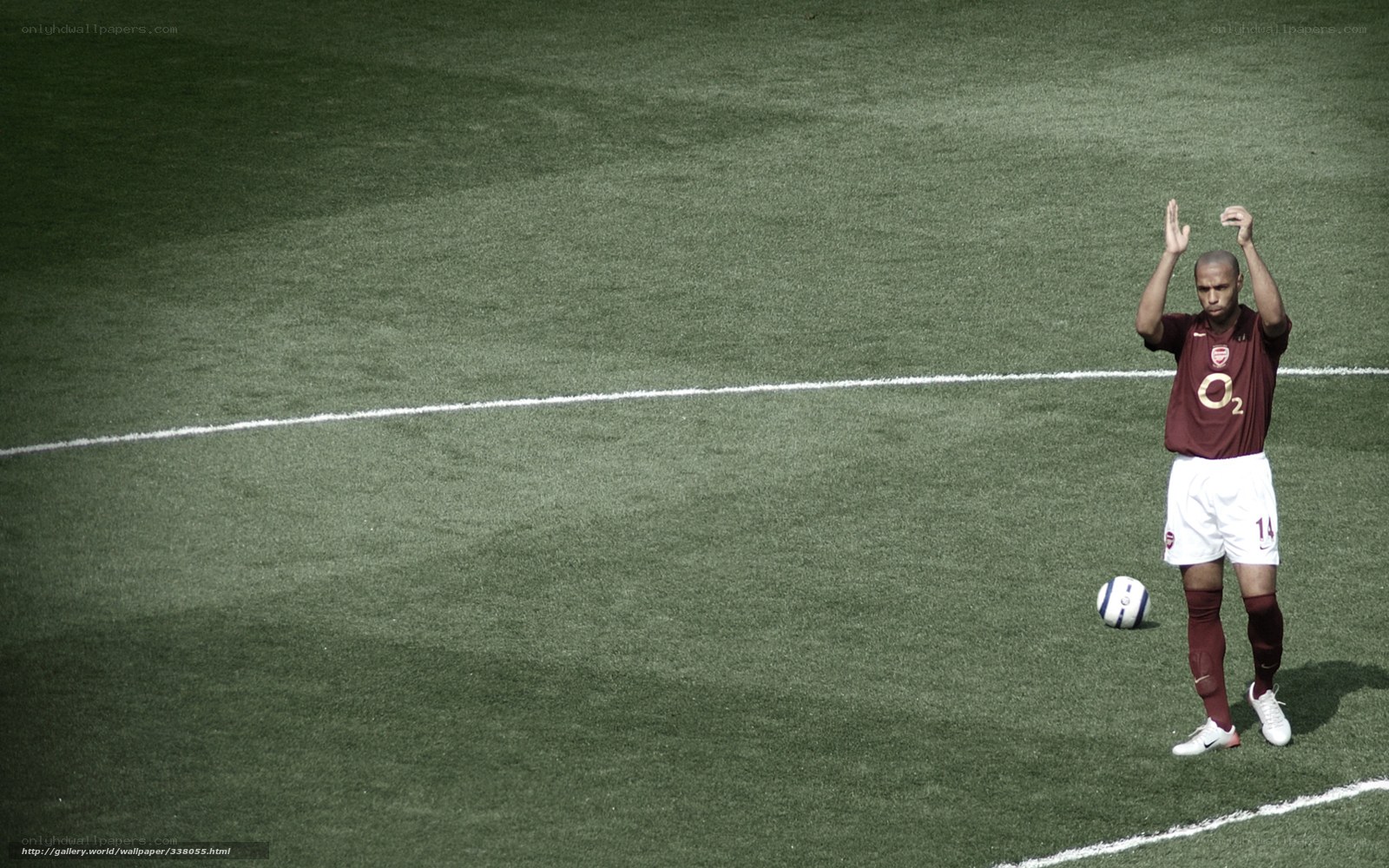 soccer player on field