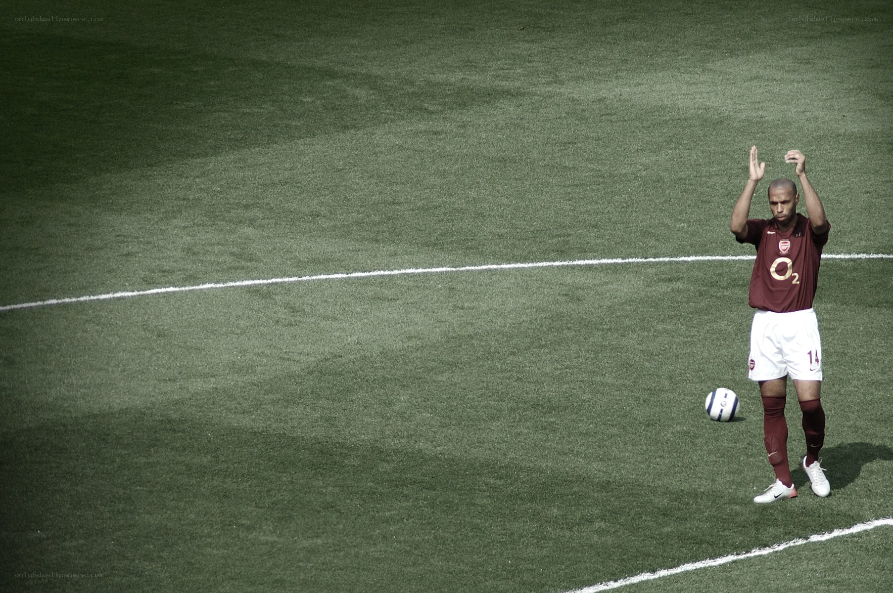 soccer player on field