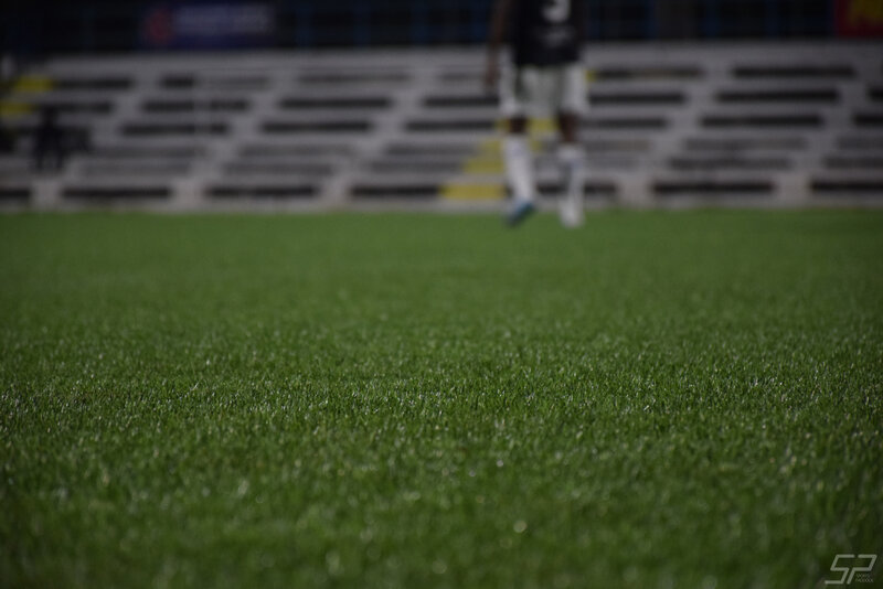 Soccer Player on Field — Green, Calm